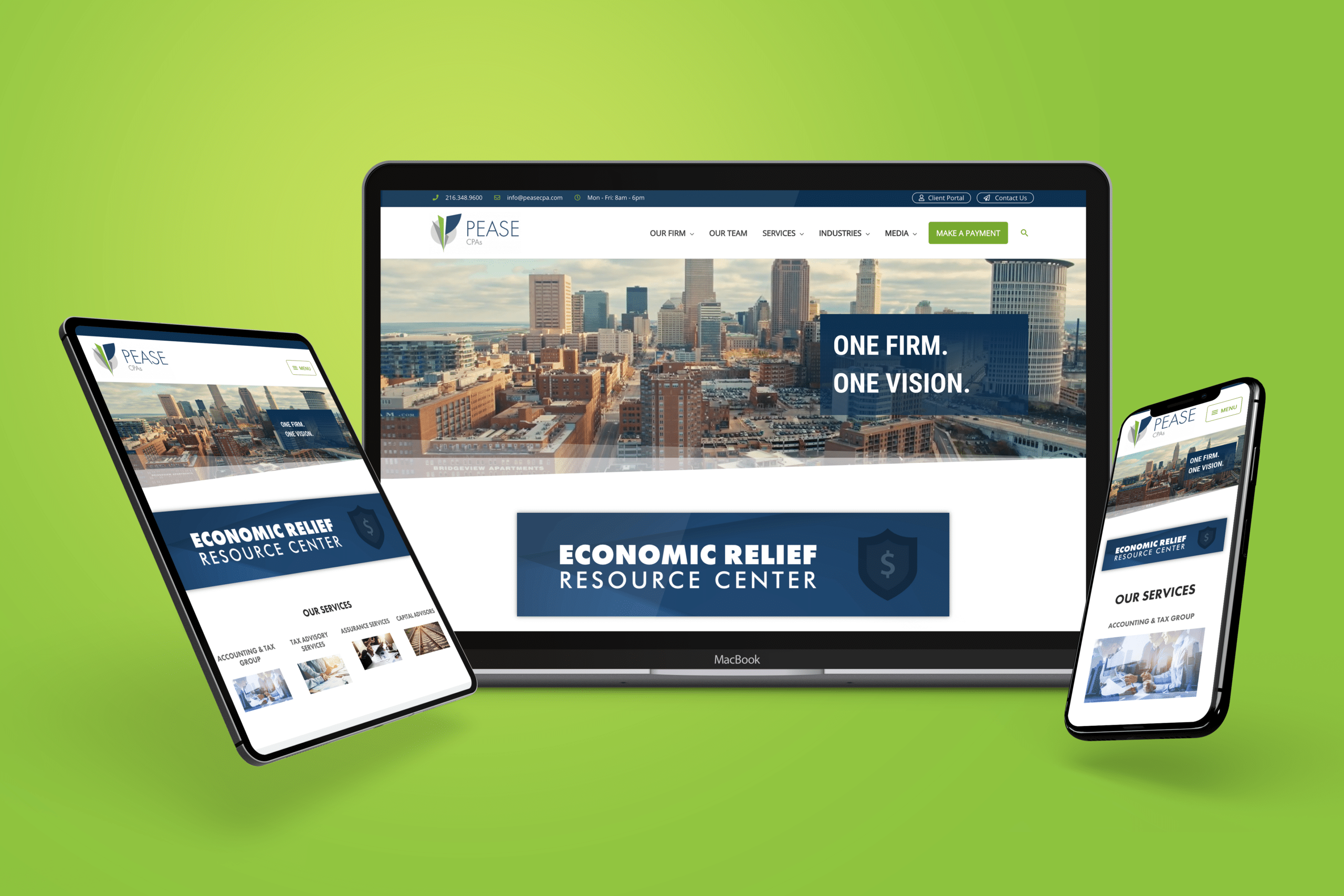 Pease CPA's Website Redesign