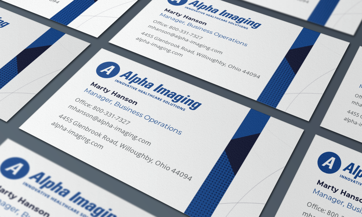 Alpha Imaging Business Cards